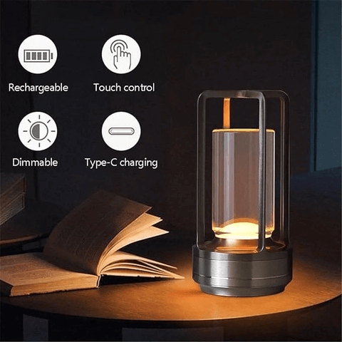 CORDLESS CRYSTAL TABLE LAMP -TECWWA