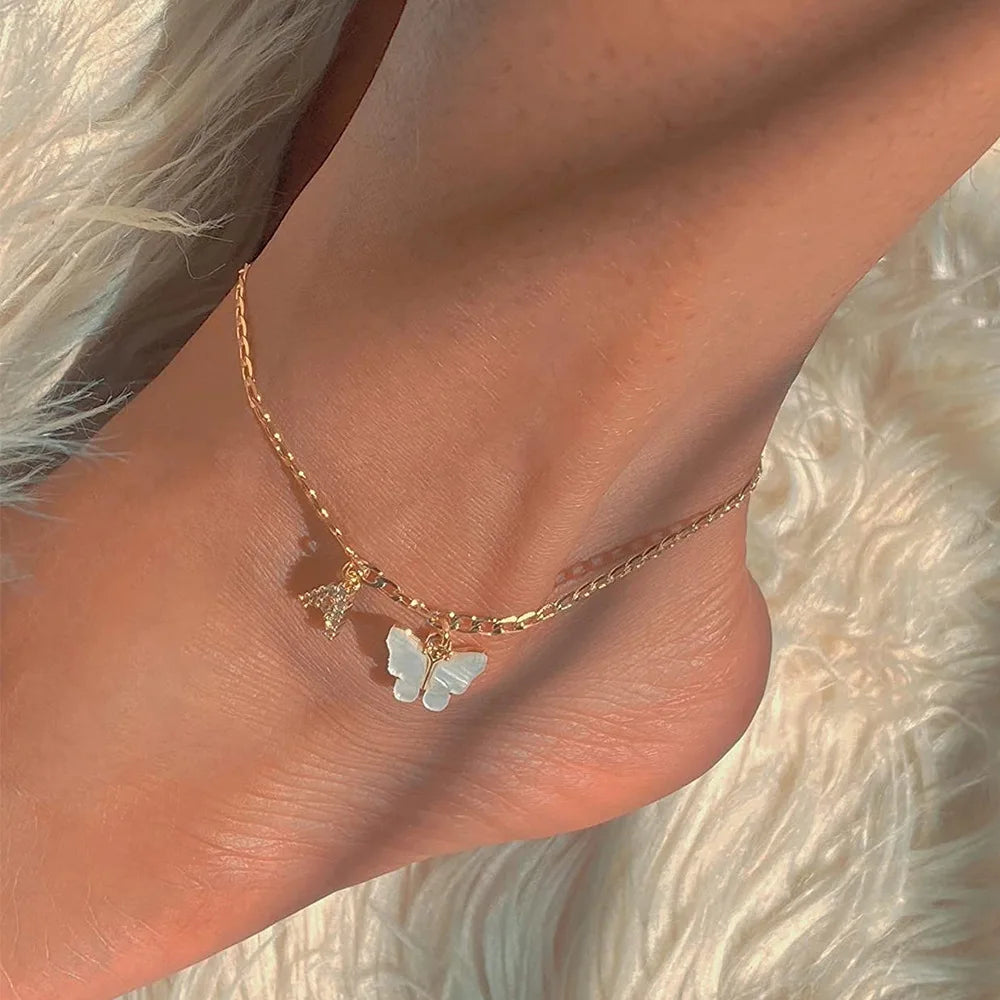 TECCWA BUTTERFLY ANKLET BEACH - A-Z