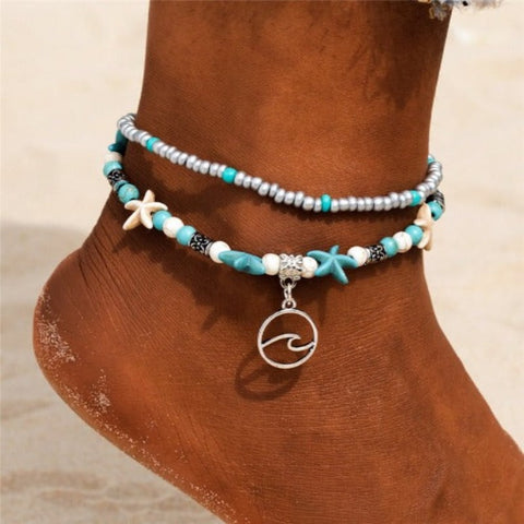 Shell Women's Anklets / Women's Jewellery - Tecwwa