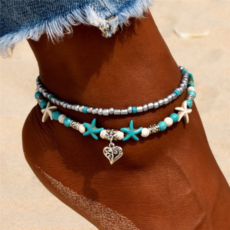 Shell Women's Anklets / Women's Jewellery - Tecwwa