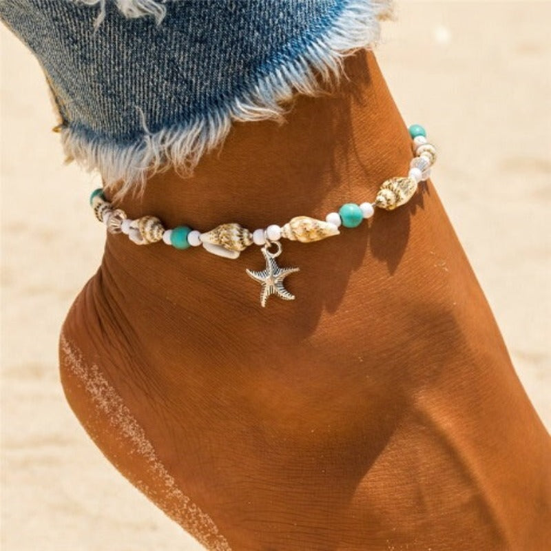 Shell Women's Anklets / Women's Jewellery - Tecwwa