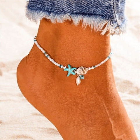 Shell Women's Anklets / Women's Jewellery - Tecwwa