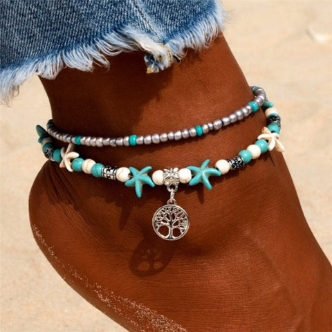 Shell Women's Anklets / Women's Jewellery - Tecwwa