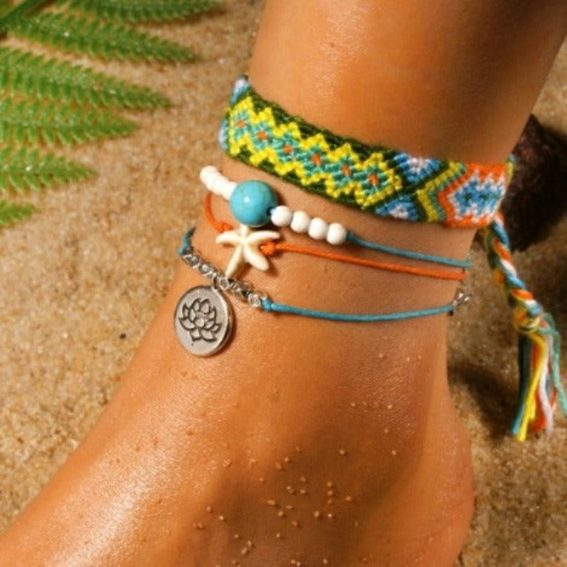 Buy Online Women's Starfish Anklet - Tecwwa