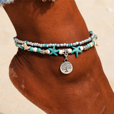 Shell Women's Anklets / Women's Jewellery - Tecwwa