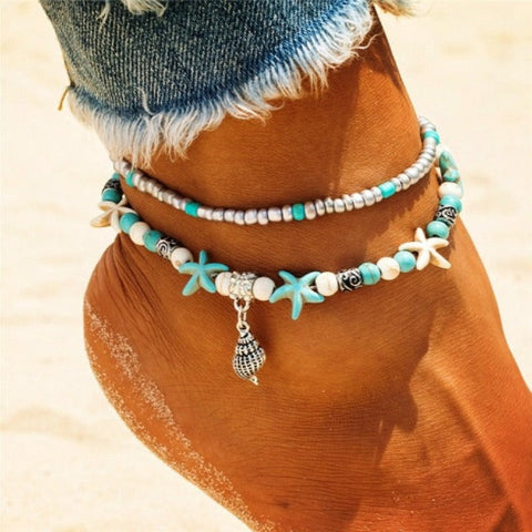 Shell Women's Anklets / Women's Jewellery - Tecwwa