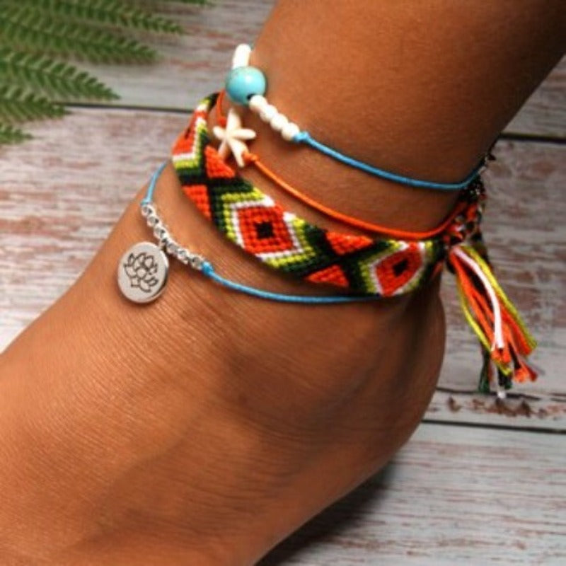 Buy Online Women's Starfish Anklet - Tecwwa