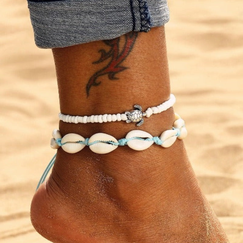 Shell Women's Anklets / Women's Jewellery - Tecwwa