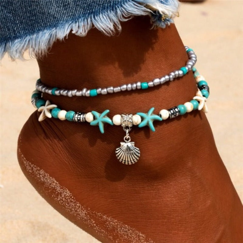 Shell Women's Anklets / Women's Jewellery - Tecwwa