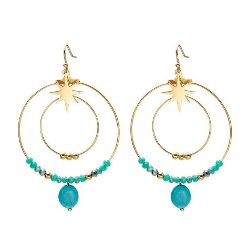 Shop Online Women's Gold Drop Earrings | WORLD - Tecwwa