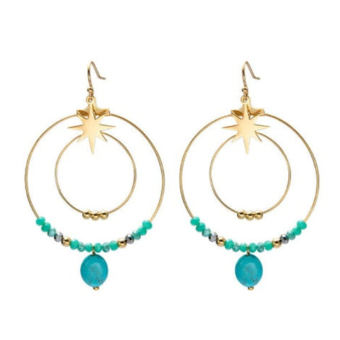 Shop Online Women's Gold Drop Earrings | WORLD - Tecwwa