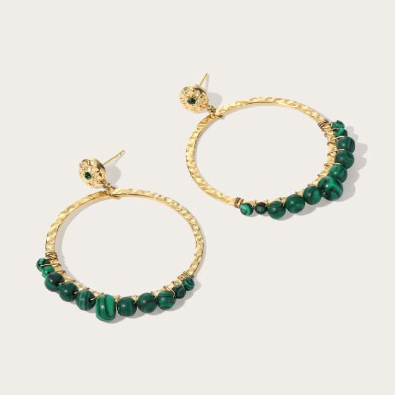 Buy online Women's Gold Drop Earrings | WORLD - Tecwwa