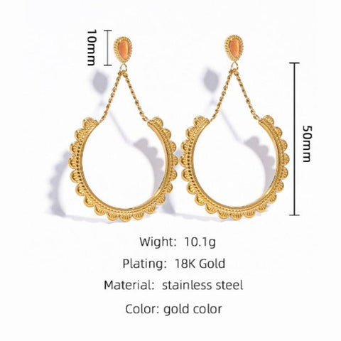  Choose online Women's Gold Drop Earrings | WORLD - Tecwwa