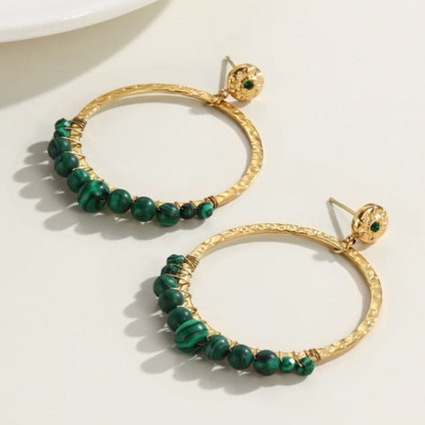 Buy online Women's Gold Drop Earrings | WORLD - Tecwwa